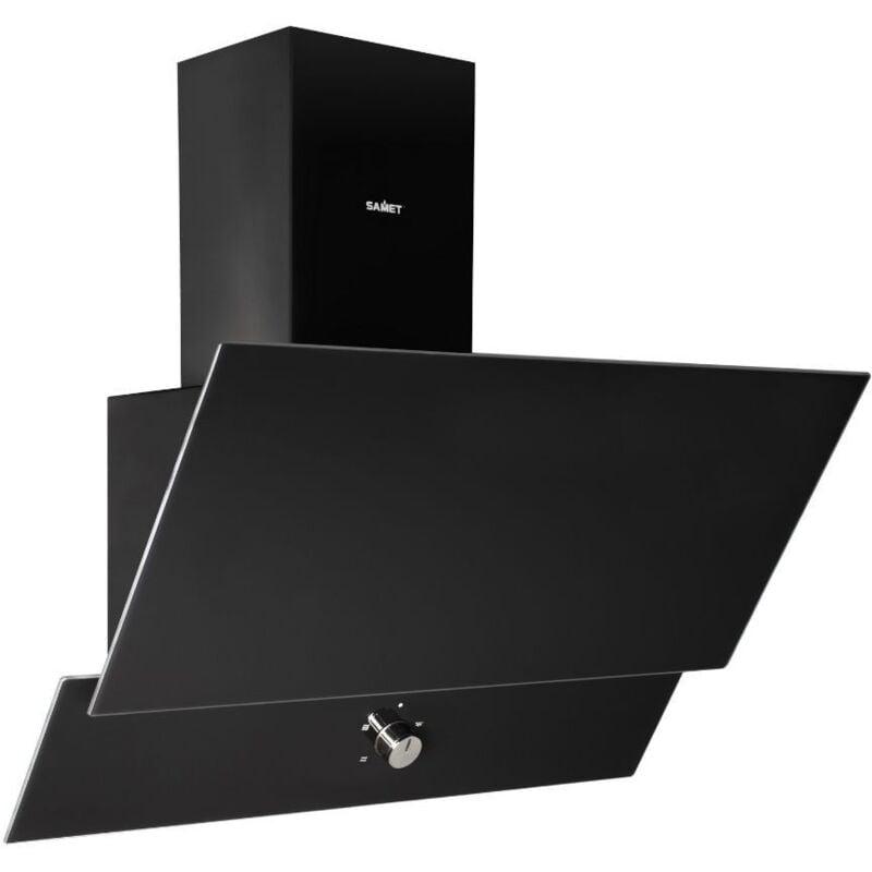 foto del prodotto tezeta cappa da parete 60 cm turbine60 samet colore nero
