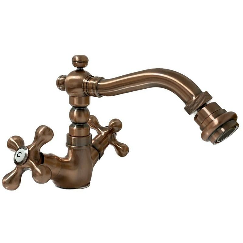 foto del prodotto tezeta rubinetto bidet rame antico lecce classico