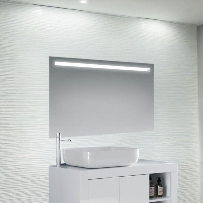 foto del prodotto tezeta specchio 60x80 cm. con fascia led edmonton