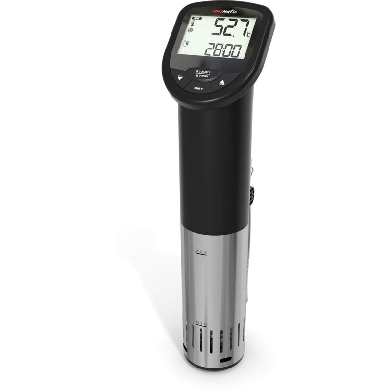 foto del prodotto tfa dostmann 14.1550.01 sousmatic sous vide garer, 1200 w, 25 litri, 0 decibel, stainless steel, nero