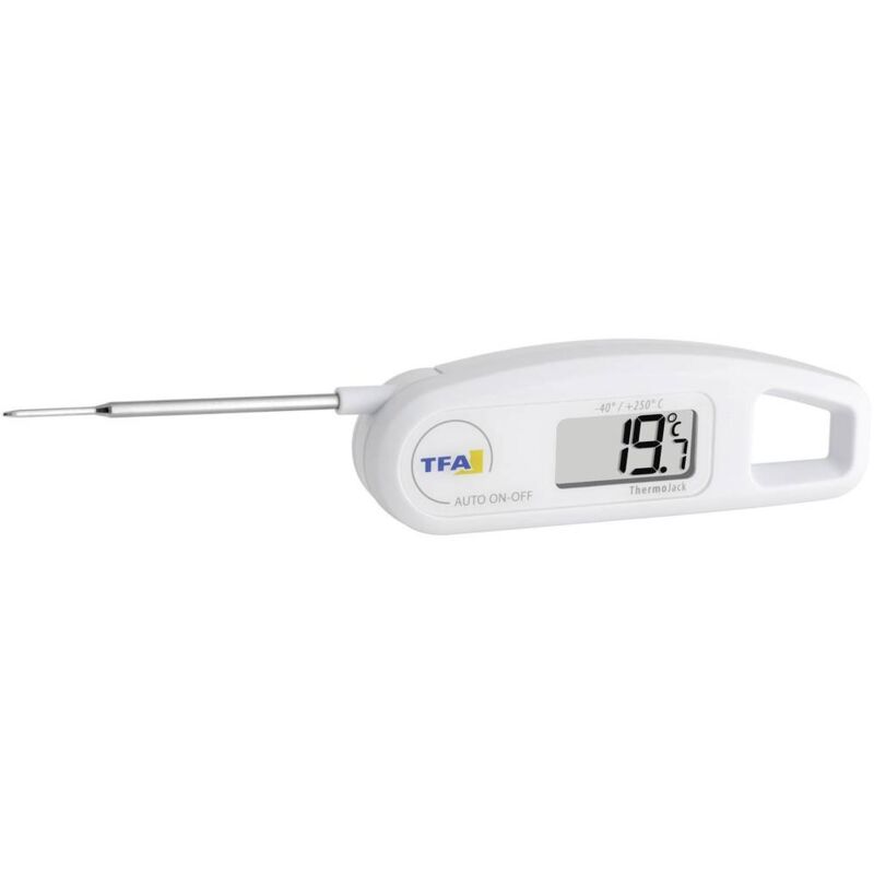 foto del prodotto tfa dostmann 30.1047 termometro da cucina arresto automatico in conformit haccp e en 13485, a prova di spruzzi ip65 sa