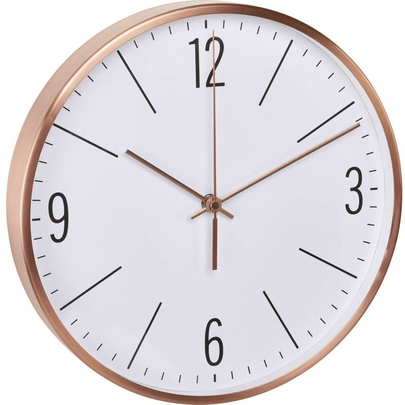foto del prodotto tfa dostmann 60.3534.51 radiocontrollato orologio da parete 300 mm x 45 mm rame movimento silenzioso senza scatti 