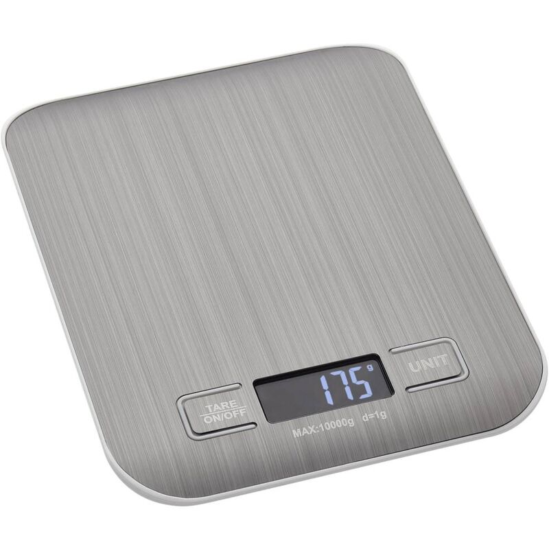 foto del prodotto tfa dostmann amaretti bilancia da cucina digitale portata max. 10000 g argento 140 x 180 x 20