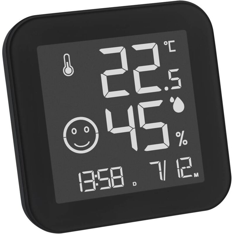 foto del prodotto tfa dostmann black white termoigrometro nero 30.5054.01