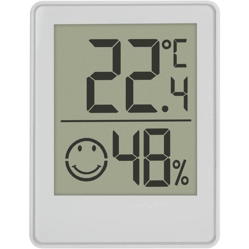 foto del prodotto tfa dostmann digitales thermo hygrometer termoigrometro bianco 30.5039.02