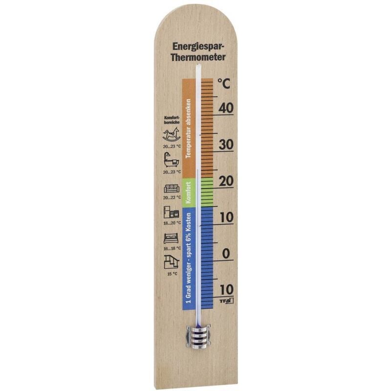 foto del prodotto tfa dostmann energiespar thermometer termometro naturale 12.1055.05