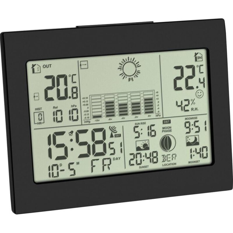 foto del prodotto tfa dostmann horizon 35.1155.01 stazione meteo digitale senza fili numero di sensori max. 3