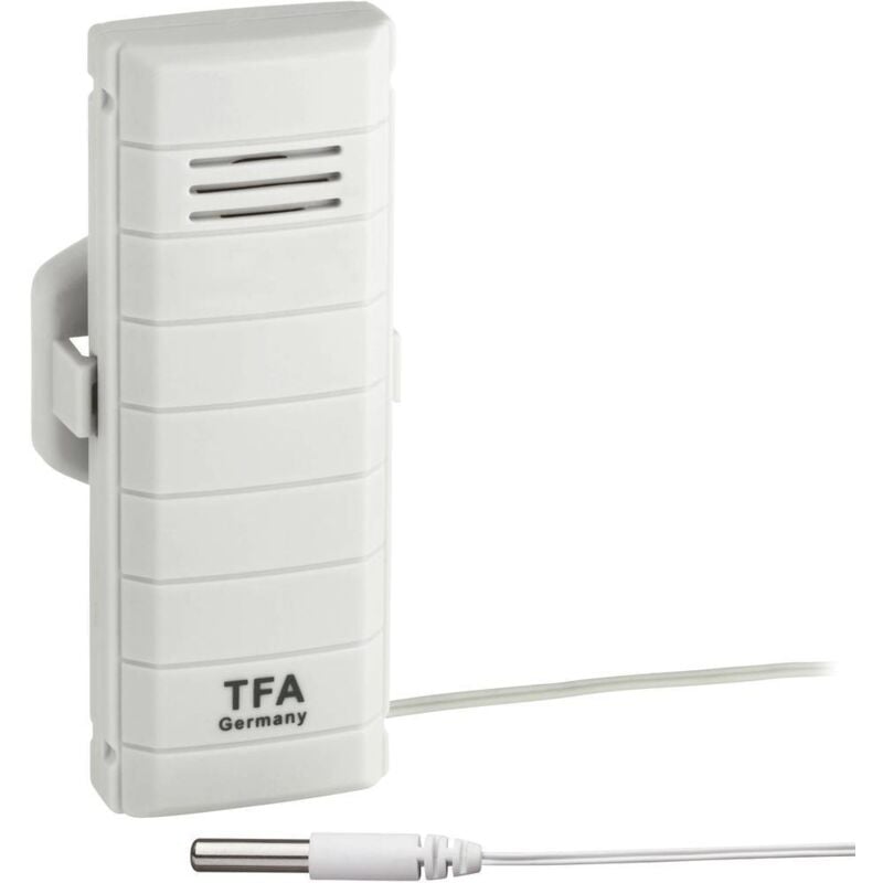 foto del prodotto tfa dostmann kat.nr. 30.3301.02 weather hub temperatursender mit wasserdichtem kabel termometro senza fili kat.nr. 30