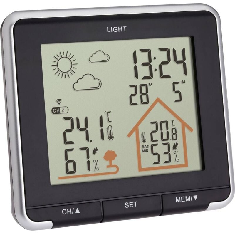 foto del prodotto tfa dostmann life 35.1153.01 stazione meteo digitale senza fili previsione per 12 24 ore numero di sensori max. 3