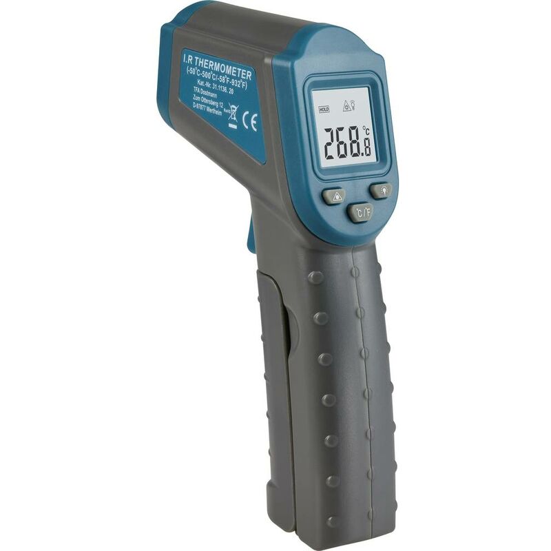 foto del prodotto tfa dostmann ray termometro a infrarossi 50 500 c misurazione ir senza contatto, conforme haccp