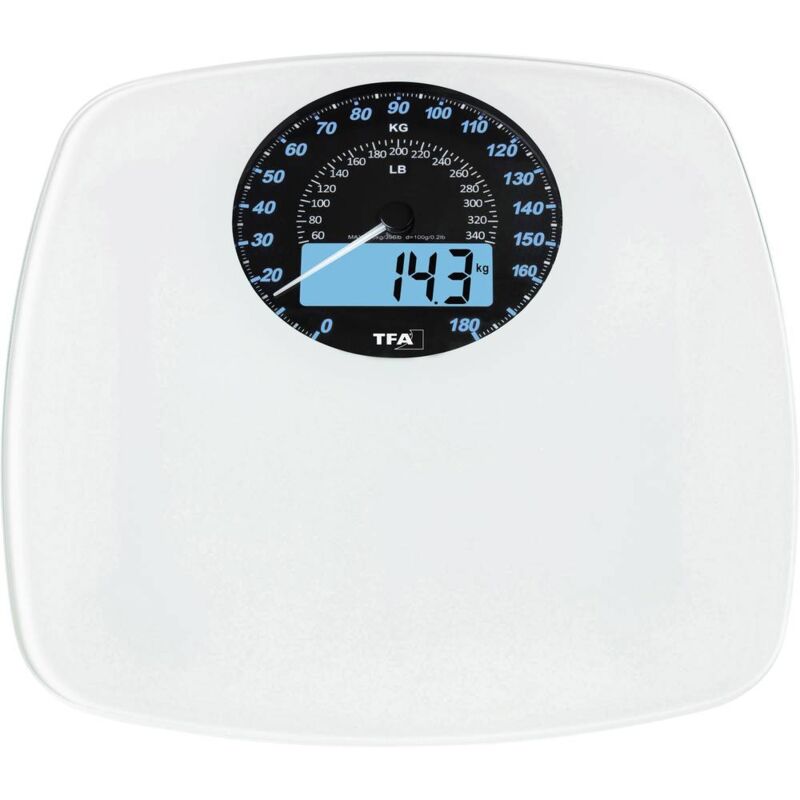 foto del prodotto tfa dostmann swing bilancia per persone, digitale portata max. 180 kg bianco