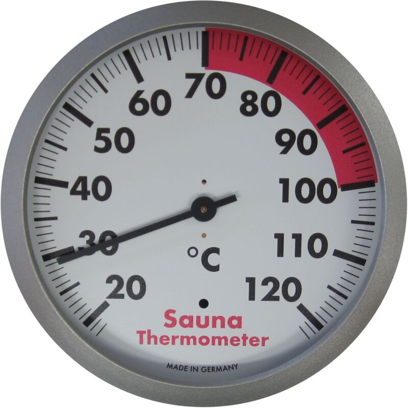 foto del prodotto tfa dostmann termometro analogico per sauna, 40.1053.50, misurazione della temperatura nella zona sauna, resistente al calore, colore 