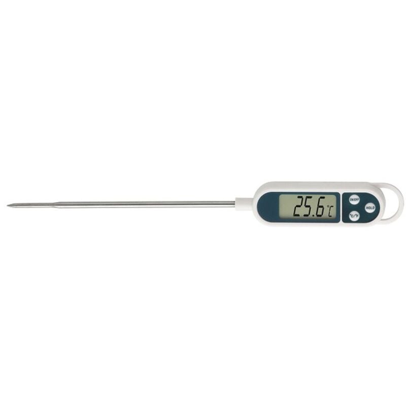 foto del prodotto tfa dostmann termometro digitale da cucina, termometro a inserimento, con sonda lunga, misurazione immediata, per alimenti, haccp, per grassi di