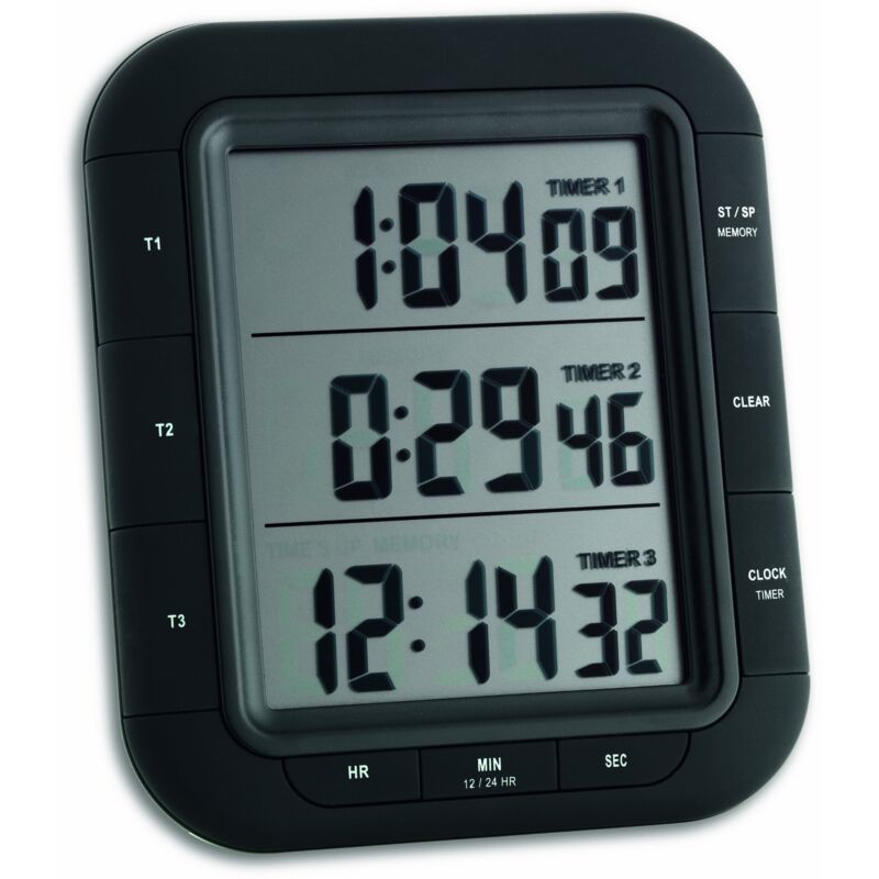 foto del prodotto tfa dostmann tfa dostmann 38.2023 timer digitale a 3 display, dimensione grande