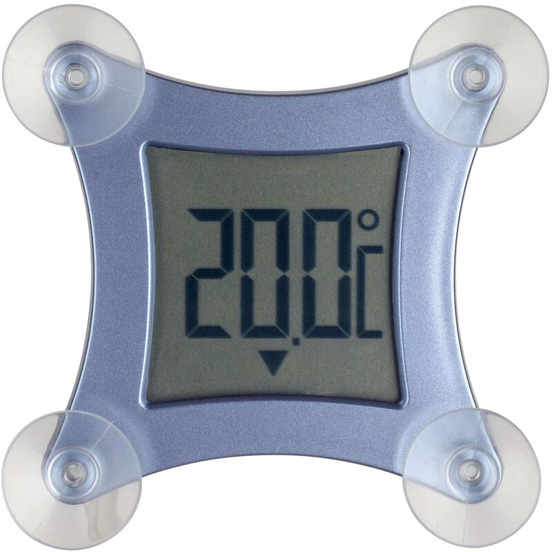 foto del prodotto tfa dostmann tfa poco 30.1026 termometro radio digitale, materiali misti, blue, 6,7 x 2,2 x 6,7 cm