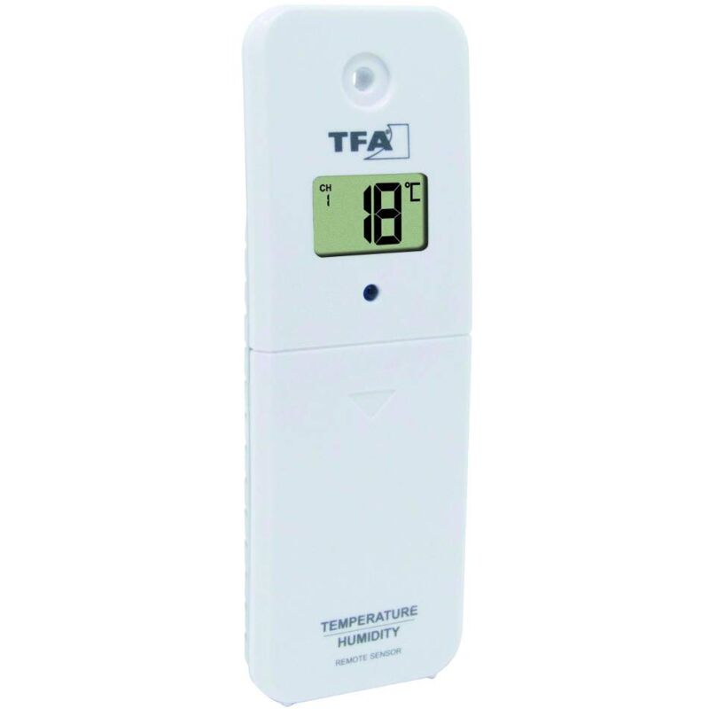 foto del prodotto tfa dostmann trasmettitore termico igro 30.3239.02 per termometro da piscina marbella e tfa wi fi stazioni meteo con display bianco l 51 x l 20