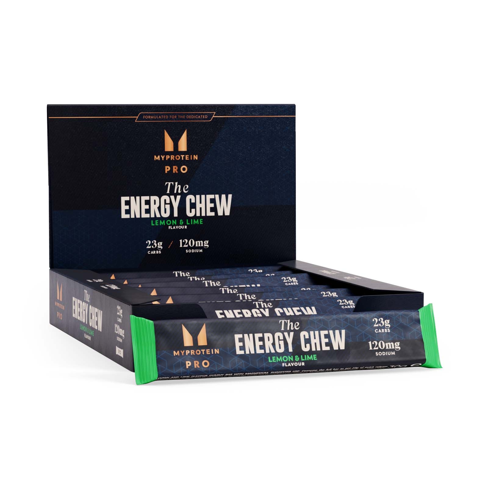 foto del prodotto the energy chew 12barrette limone e lime