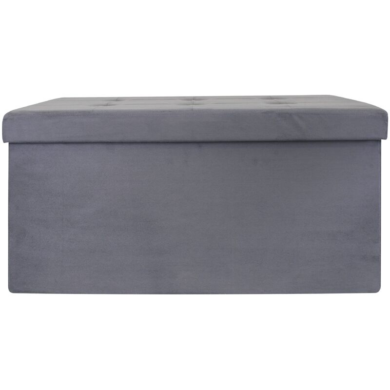 foto del prodotto the home deco factory the home deco factor panca portaoggetti pieghevole con coperchio rimovibile, design moderno e funzionale per soggiorno o
