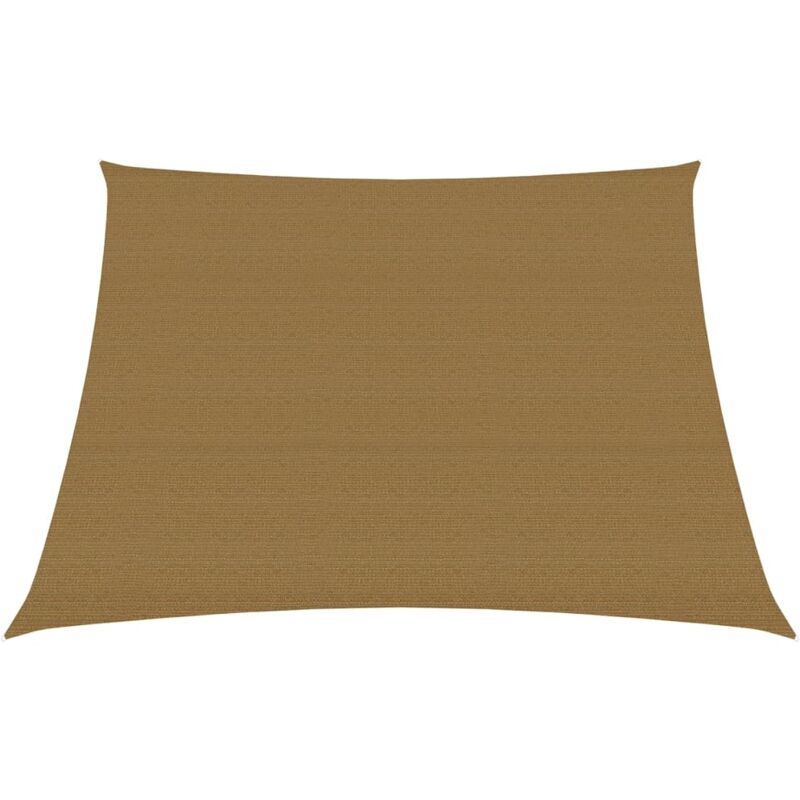 foto del prodotto the living store vela in tessuto ombreggiante per ombrellone 160 g m 3 4 x 2 m hdpe tortora