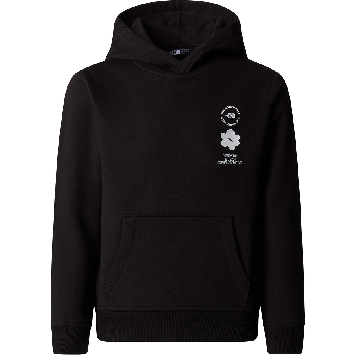 foto del prodotto the north face bambino felpa con cappuccio girls flower graphic relaxed