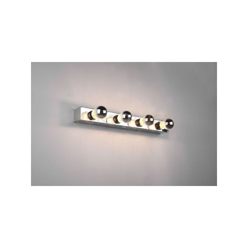 foto del prodotto theatro h2o applique cromo 4 porta lampada ip44 con interruttore h. 55cm attacco e27