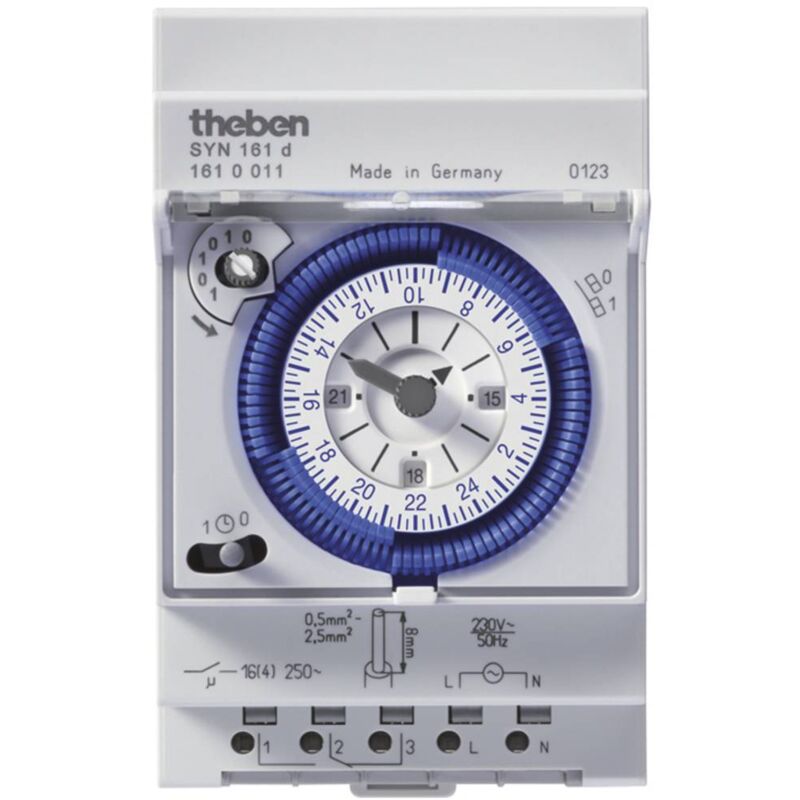foto del prodotto theben 1610011 timer per guida din