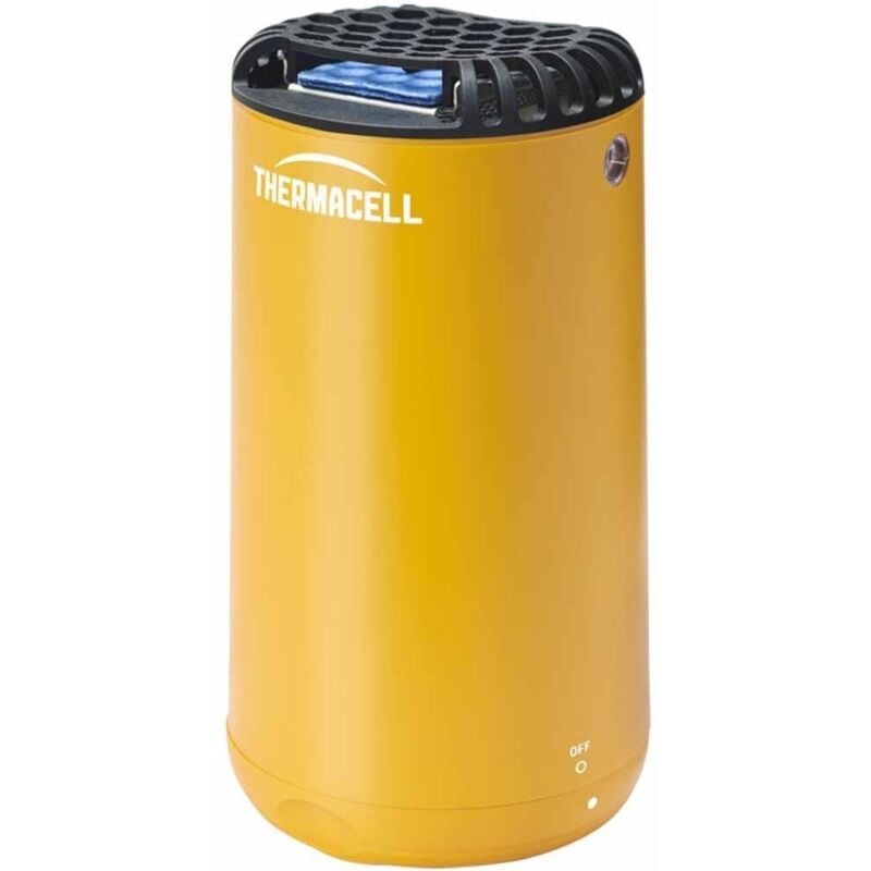 foto del prodotto thermacell mini halo dispositivo antizanzare colore giallo citrus