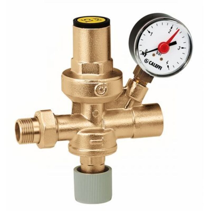 foto del prodotto thermador caleffi gruppo di riempimento automatico 1 2 con manometro 553140