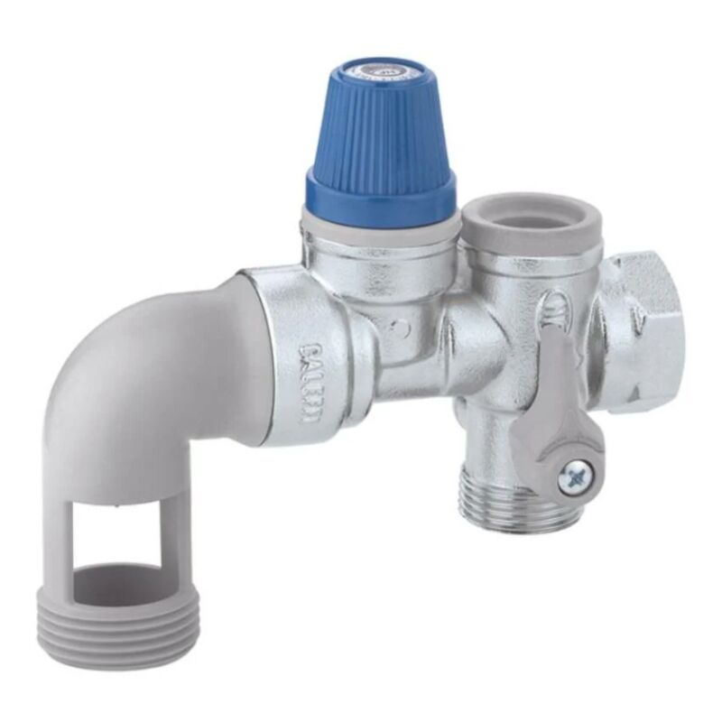 foto del prodotto thermador gruppo di sicurezza per scaldacqua, con intercettazione e valvola di ritegno 1 per installazioni orizzontali caleffi 526163 1