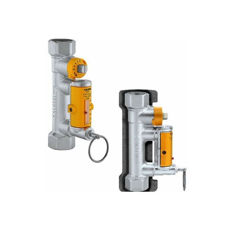 foto del prodotto thermador valvola di bilanciamento con flussometro per impianti solari caleffi 258 1 10 40