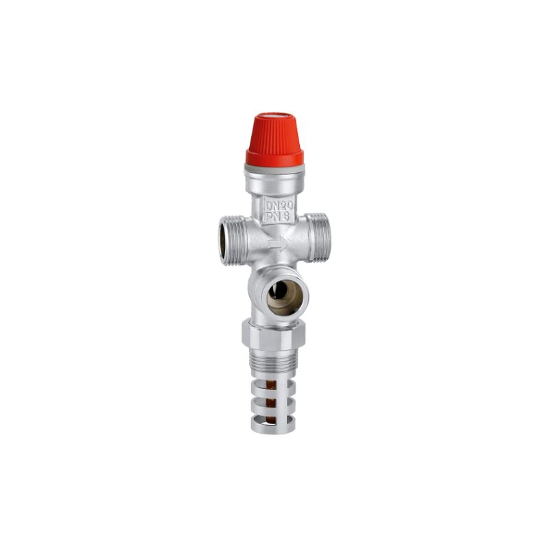 foto del prodotto thermador valvola di scarico termico con reintegro incorporato per generatori a combustibile solido 3 4 caleffi 544501 3 4