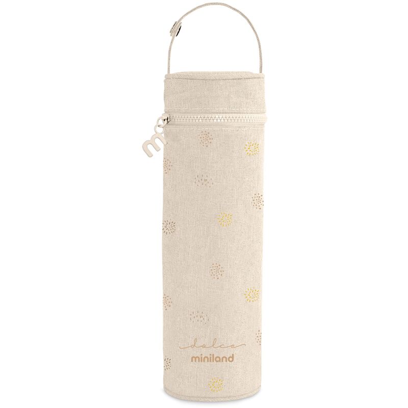 foto del prodotto thermibag vanilla 500ml. coperchio isotermico con maniglia per appendere e trasportare facilmente. ideale per bottiglie o thermos. collezione dolce.