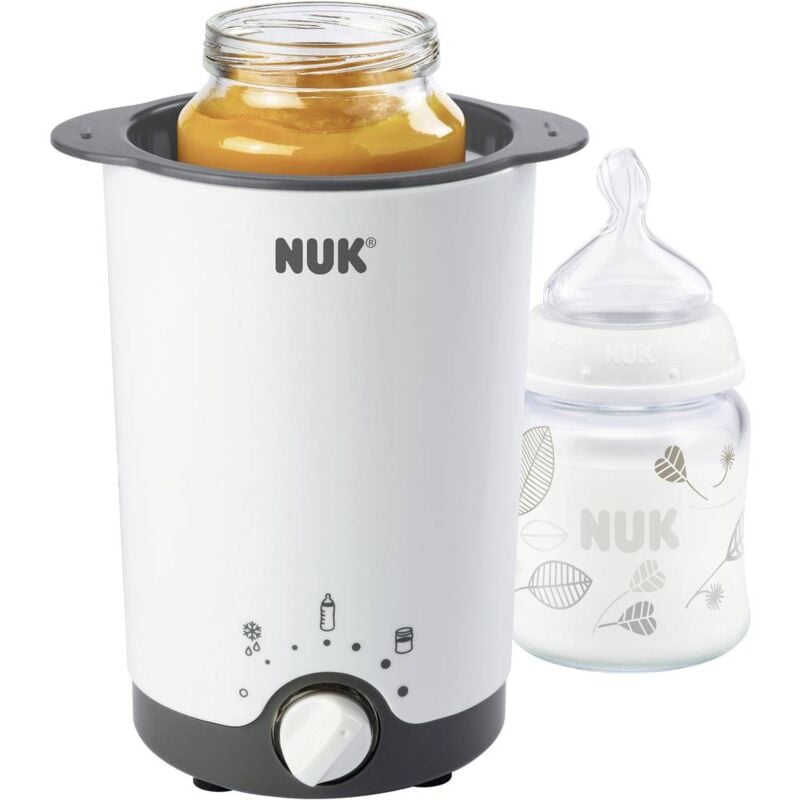 foto del prodotto thermo 3in 1 scaldapappe bianco, nero nuk