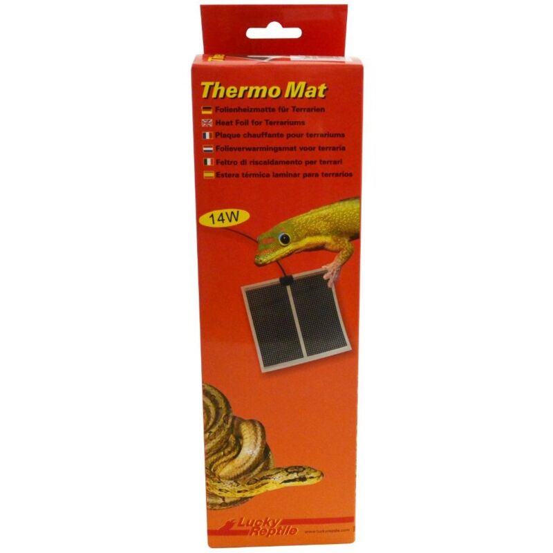 foto del prodotto thermo mat 14w cm28x28 tappeto riscaldante per terrari lucky reptile