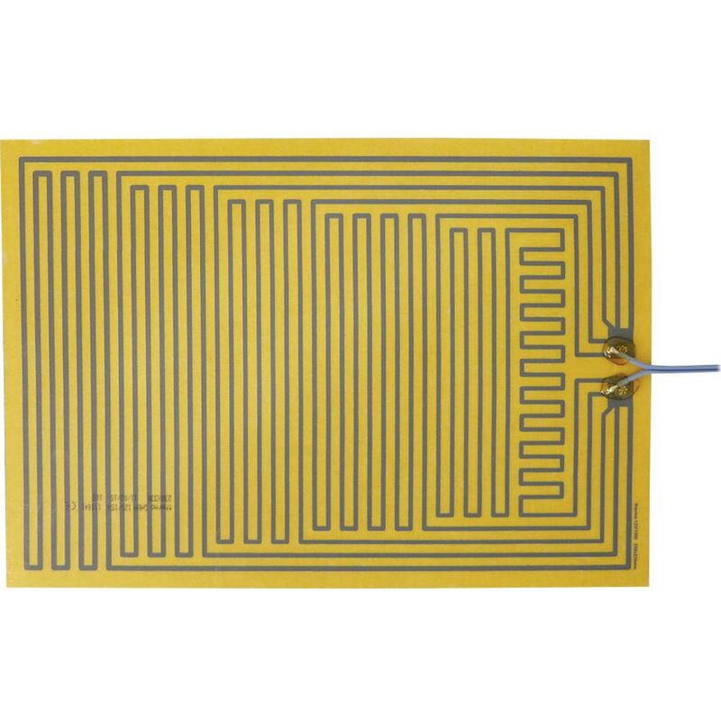 foto del prodotto thermo tech poliestere lamina riscaldante autoadesivo 12 v dc, 12 v ac 15 w tipo di protezione ipx4 l x l 330 mm x 23
