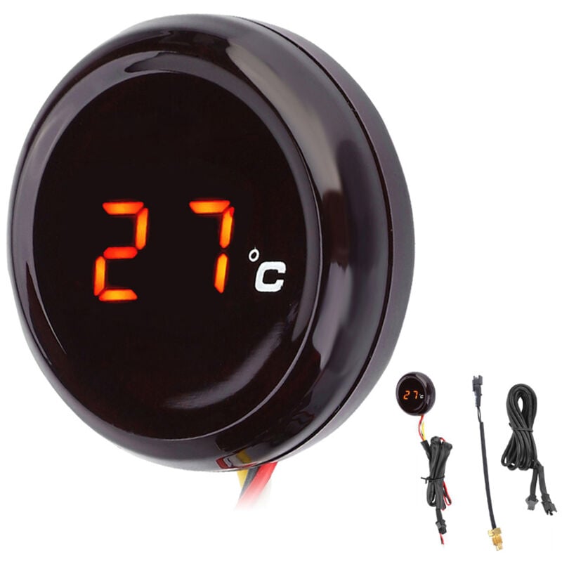 foto del prodotto thermomètre numérique pour honda / kawasaki / yamaha / suzuki (lumière rouge)