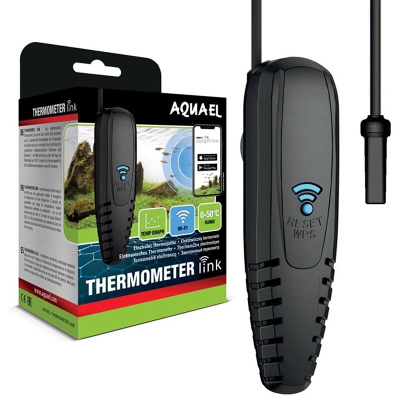 foto del prodotto thermometer link termometro elettronico wi fi con controllo tramite app aquael