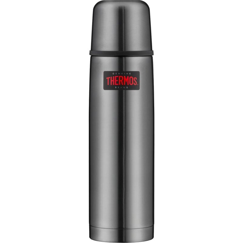 foto del prodotto thermos bottiglia termoisolata leggera e compatta, acciaio inox satinato, acciaio inox, grau, 0.75 liter