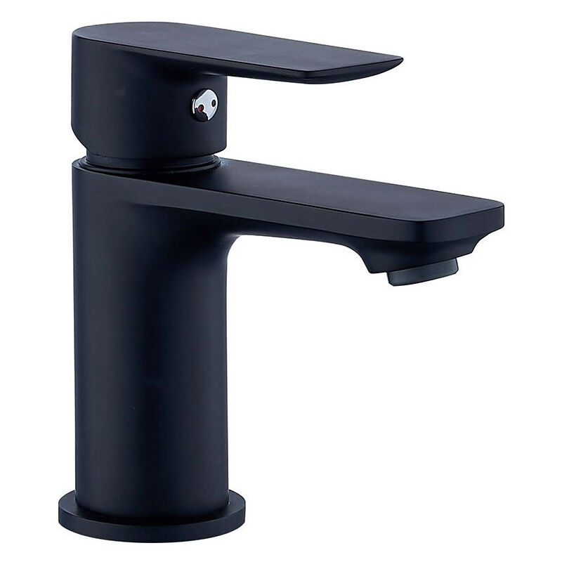 foto del prodotto thewa jezio miscelatore per lavabo basso nero thermador jez15n