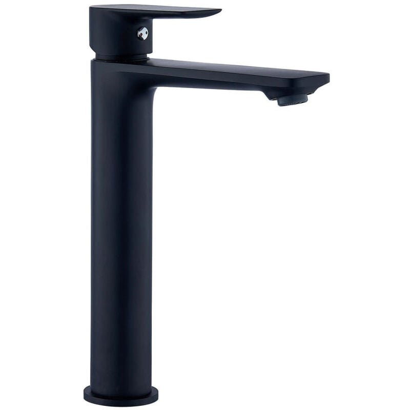 foto del prodotto thewa miscelatore monocomando alto per lavabo jezio nero thermador jez17n