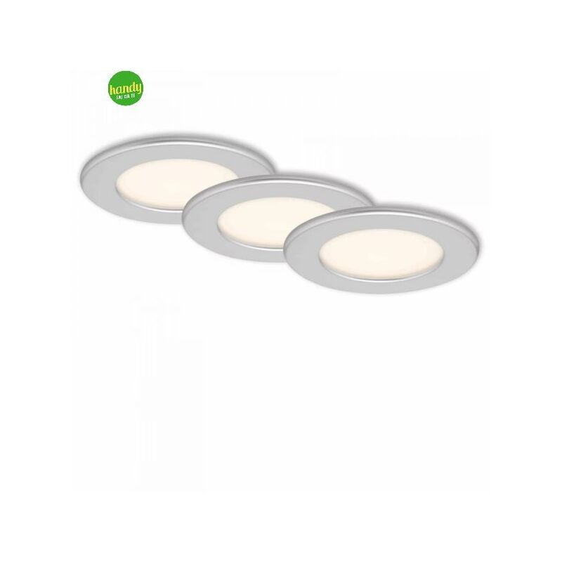 foto del prodotto thin set 3 incasso briloner 11,5cm 3000k 6w cromo