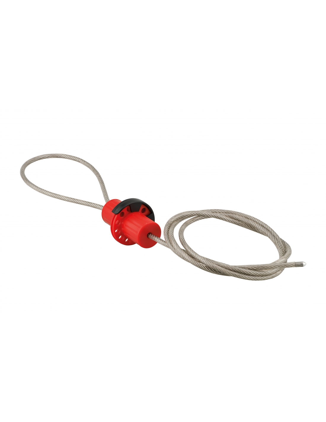 foto del prodotto thirard cavo di blocco regolabile 6 mm lungo 2,00 m, lucchettabile, lockout tagout loto