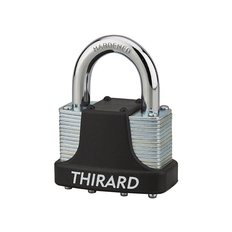 foto del prodotto thirard lucchetto a combinazione tank, 4 cifre, zincato, colori assortiti