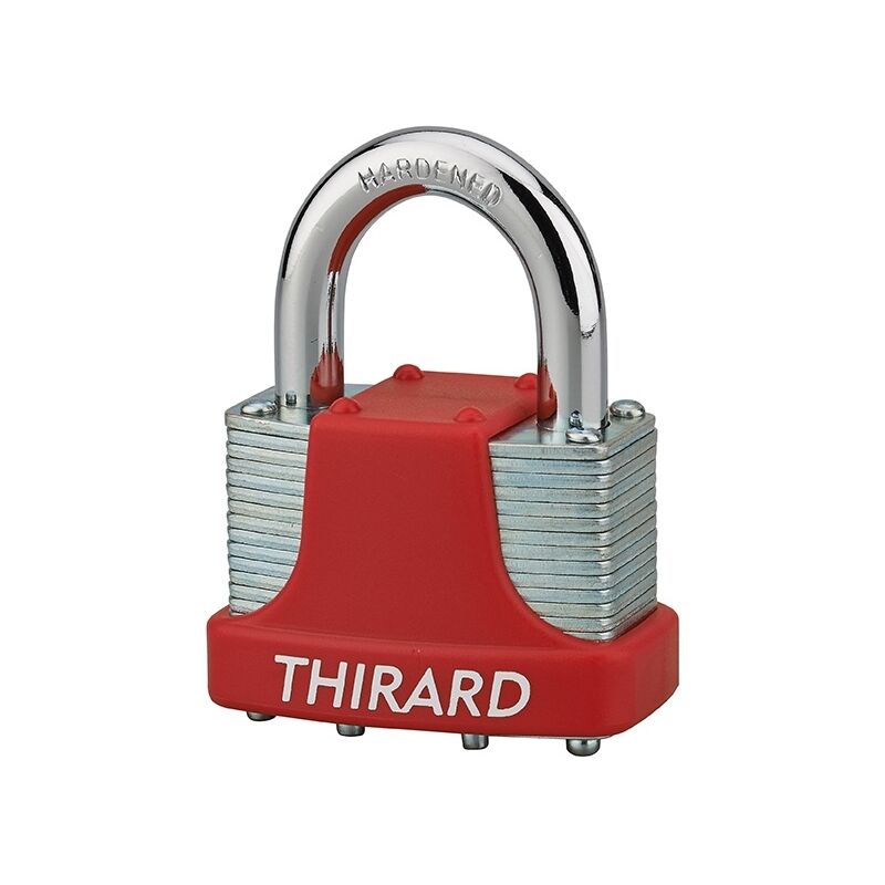 foto del prodotto thirard lucchetto a combinazione tank, 4 cifre, zincato, colori assortiti