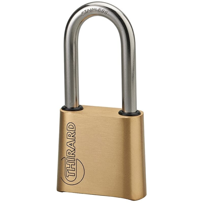 foto del prodotto thirard lucchetto tanker con combinazione arco in acciaio inox 58mm