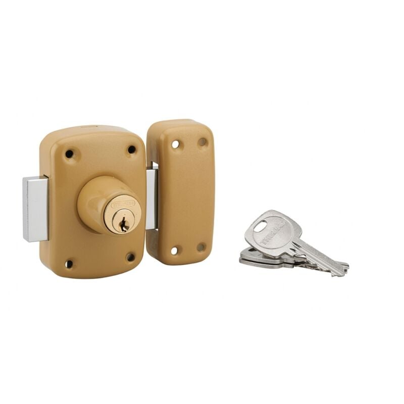 immagine 0 del prodotto thirard serratura a chiavistello simple entr e corvette per porta interna, acciaio, 3 chiavi, bronzo epossidico