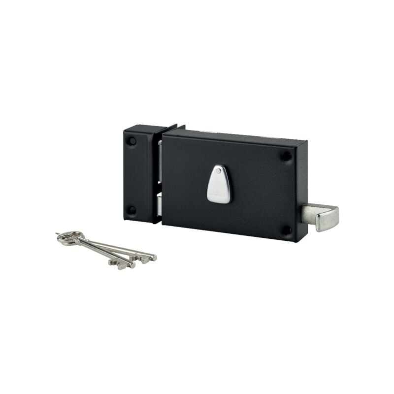 foto del prodotto thirard serratura orizzontale 6 scanalature 140x88 mm con tirante sinistra 032020