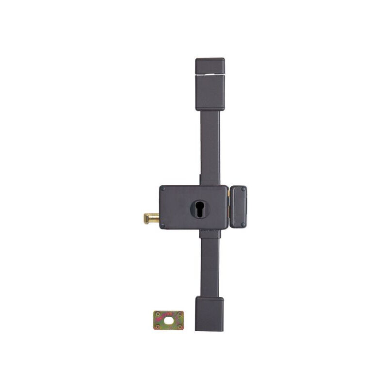 foto del prodotto thirard serratura orizzontale horga 3 punti cp fouillot sinistra marrone 140x88 mm 047326