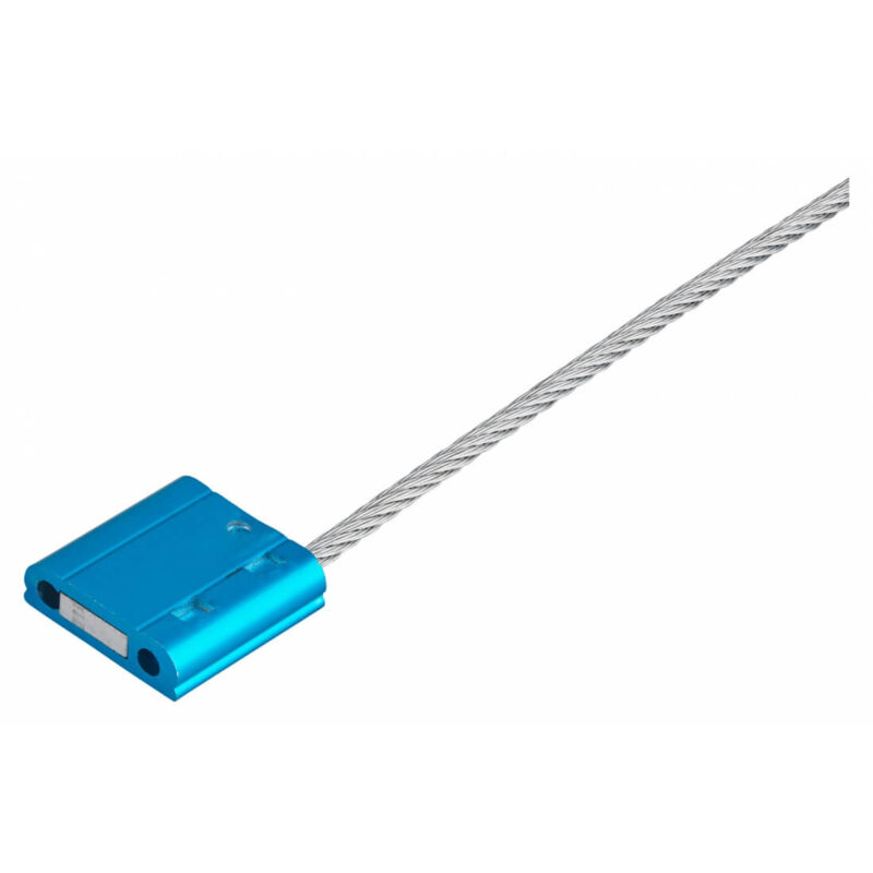 foto del prodotto thirard sigilli in alluminio, 25 pezzi, grado h, numerati e colorati, cavo acciaio 1,8x280mm, lockout tagout loto