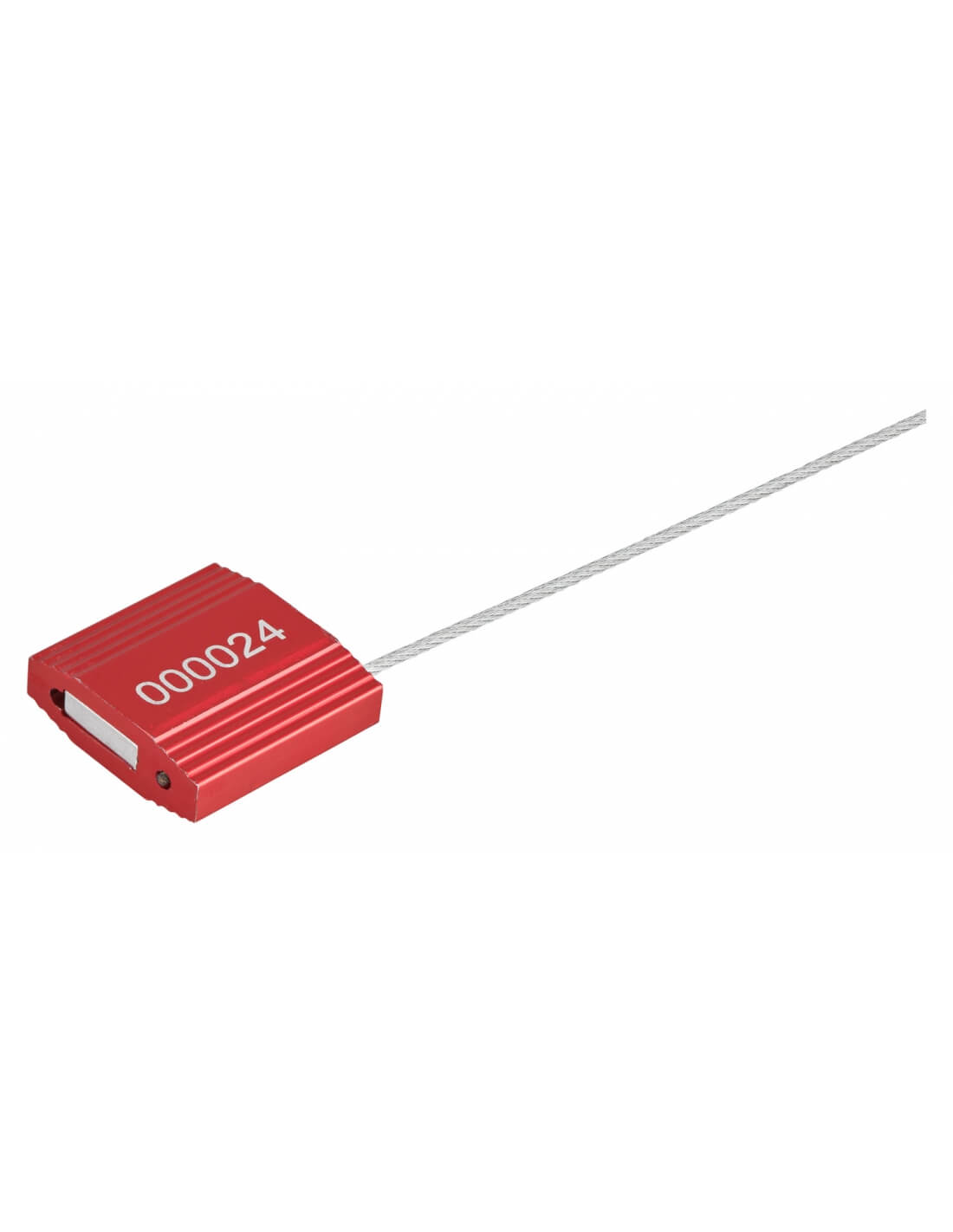 foto del prodotto thirard sigilli in alluminio, 25 pezzi, grado h, numerati e colorati, cavo acciaio 5x330mm, lockout tagout loto